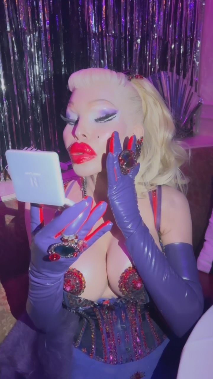 Instagram post by @amandalepore for Haus Labs. Caption reads: Thank you so much❗️ @sephora & @hauslabs  for....