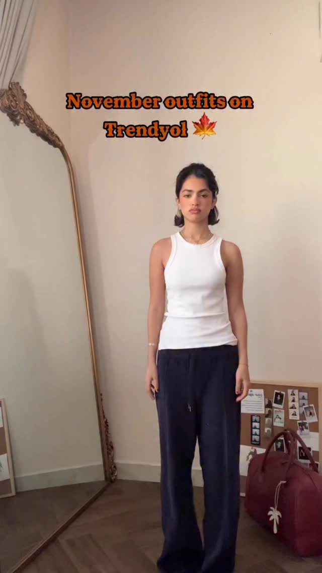 Instagram post by @daimgaw for Trendyol. Caption reads: trendyol made me fall for fall all over again 🤎....