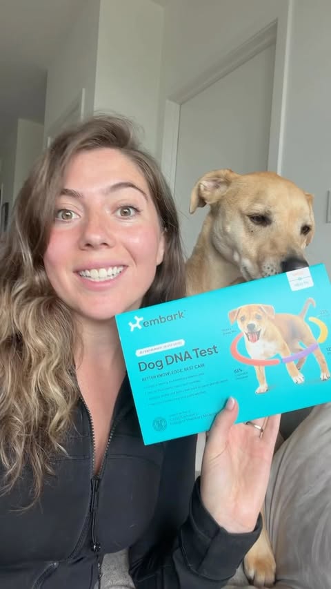 Instagram post by @sassysandramae for Embark. Caption reads: [...] So we put her DNA to the test with....