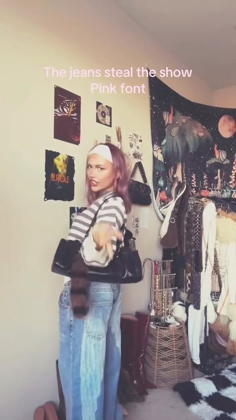 Instagram post by @isavramirez for In Print We Trust. Caption reads: Love love love these @inprintwetrust.co jeans ugh....