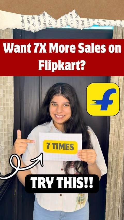 Instagram post by @chitraabyvanshika for Flipkart Homes. Caption reads: Listed your product on Flipkart, but sales still....
