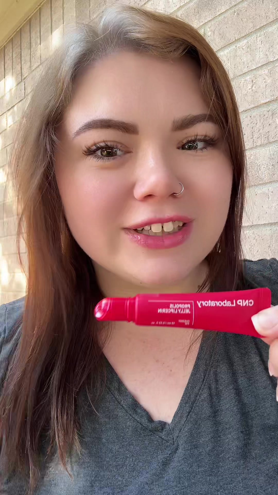 TikTok post by @littlefashionfindstx for CNP Laboratory VN. Caption reads: [...] #makeupfavorites @CNP Laboratory @CNP....