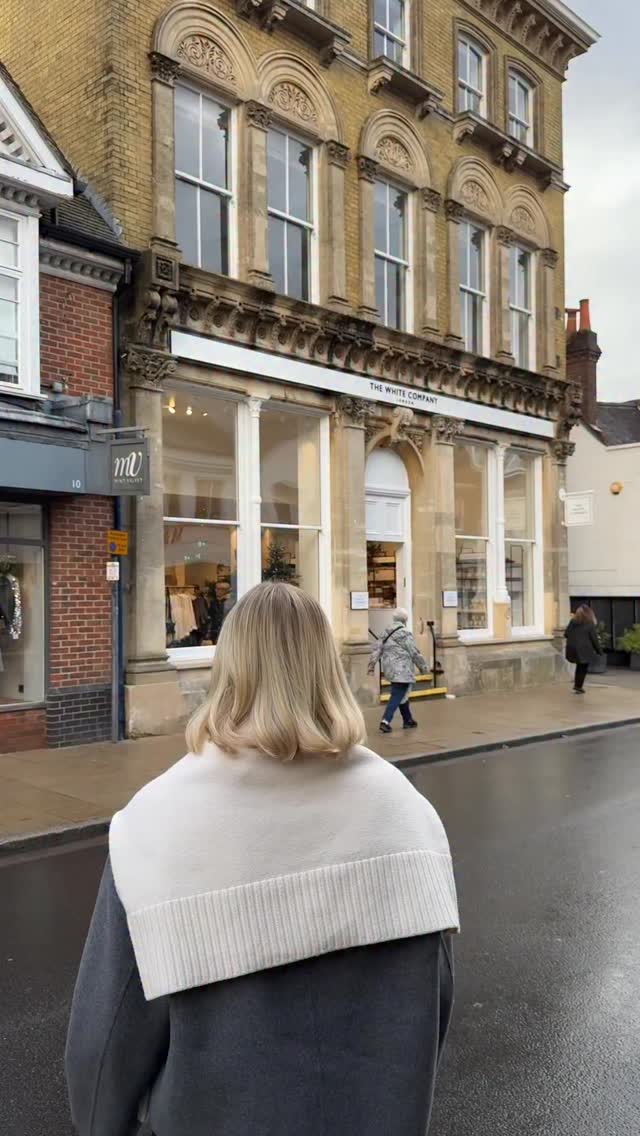 Instagram post by @oliviarose for The White Company. Caption reads: ad. Join me whilst I explore the stunning new....