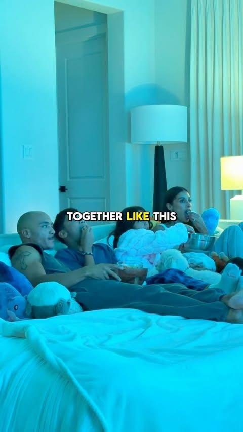 Instagram post by @yvetteg23 for Philips Hue. Caption reads: [...] be our HOME theatre, especially with....