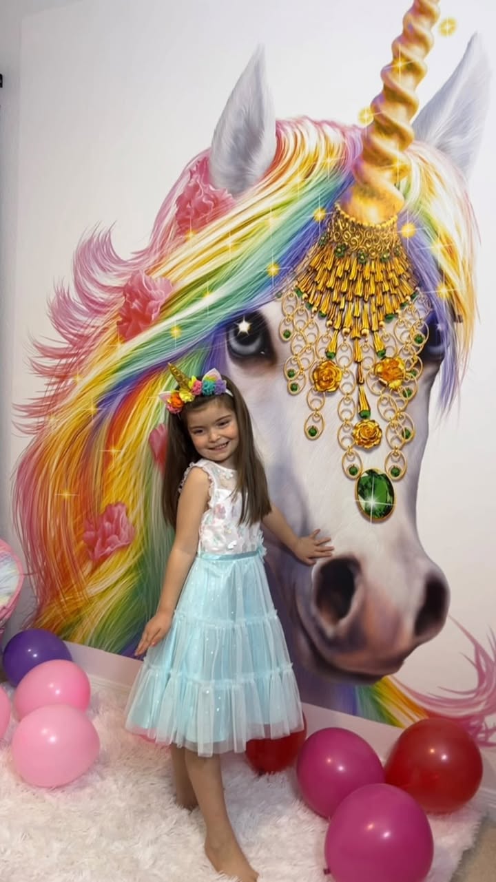 Instagram post by @aylinzorlular for Photowall. Caption reads: ✨ Turning Melissa’s Bedroom into a Magical....