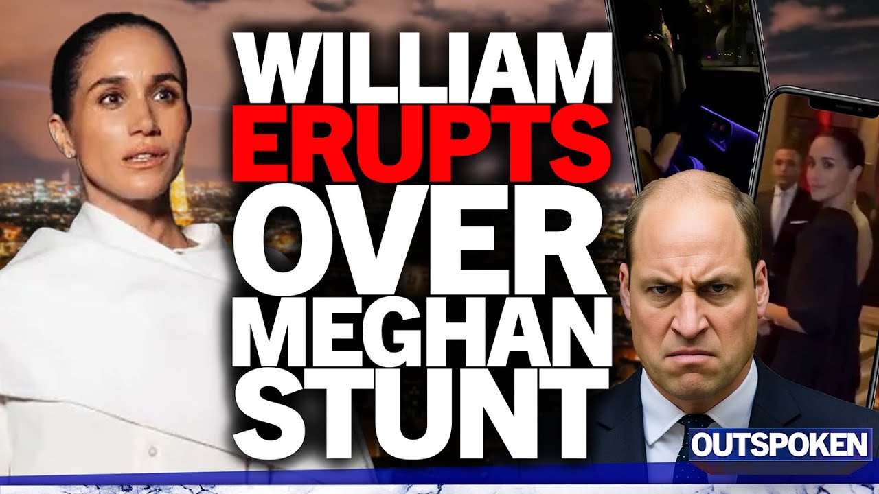 YouTube post by @danwoottonoutspoken for Surfshark. Caption reads: "He went white with anger!" Meghan Markle Paris....