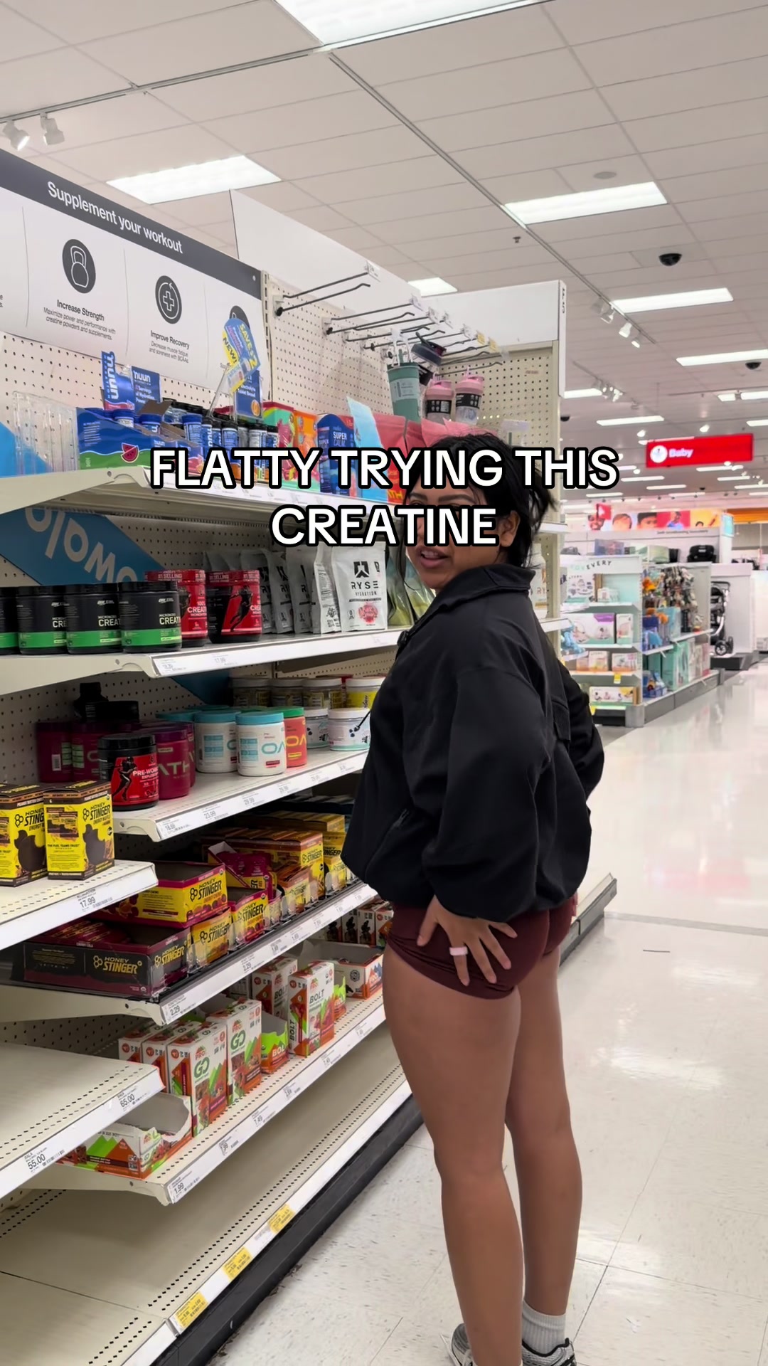 TikTok post by @x9anahi for Wellah Nutrition. Caption reads: #TikTokShopStockUp @Wellah Nutrition.