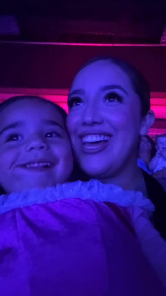 Instagram post by @glambygabriellek_ for Disney On Ice. Caption reads: Our girls had the best time at @disneyonice, thank....