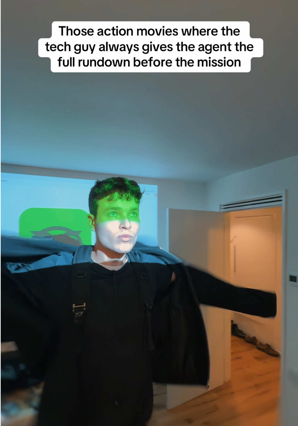 TikTok post by @theoshakes for Tripadvisor. Caption reads: They talk so fast😂 but it pays to plan – download....