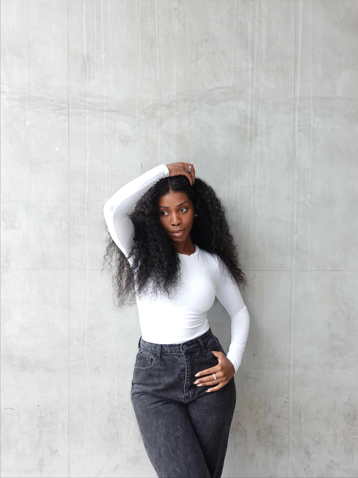 Instagram post by @zeexonline for Luvme Hair. Caption reads: big curls for the girls....