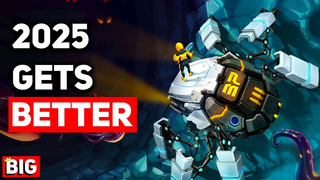 YouTube post by @ClemmyGames for Humble Bundle. Caption reads: Top 25 Upcoming NEW Indie Games of November 2025.