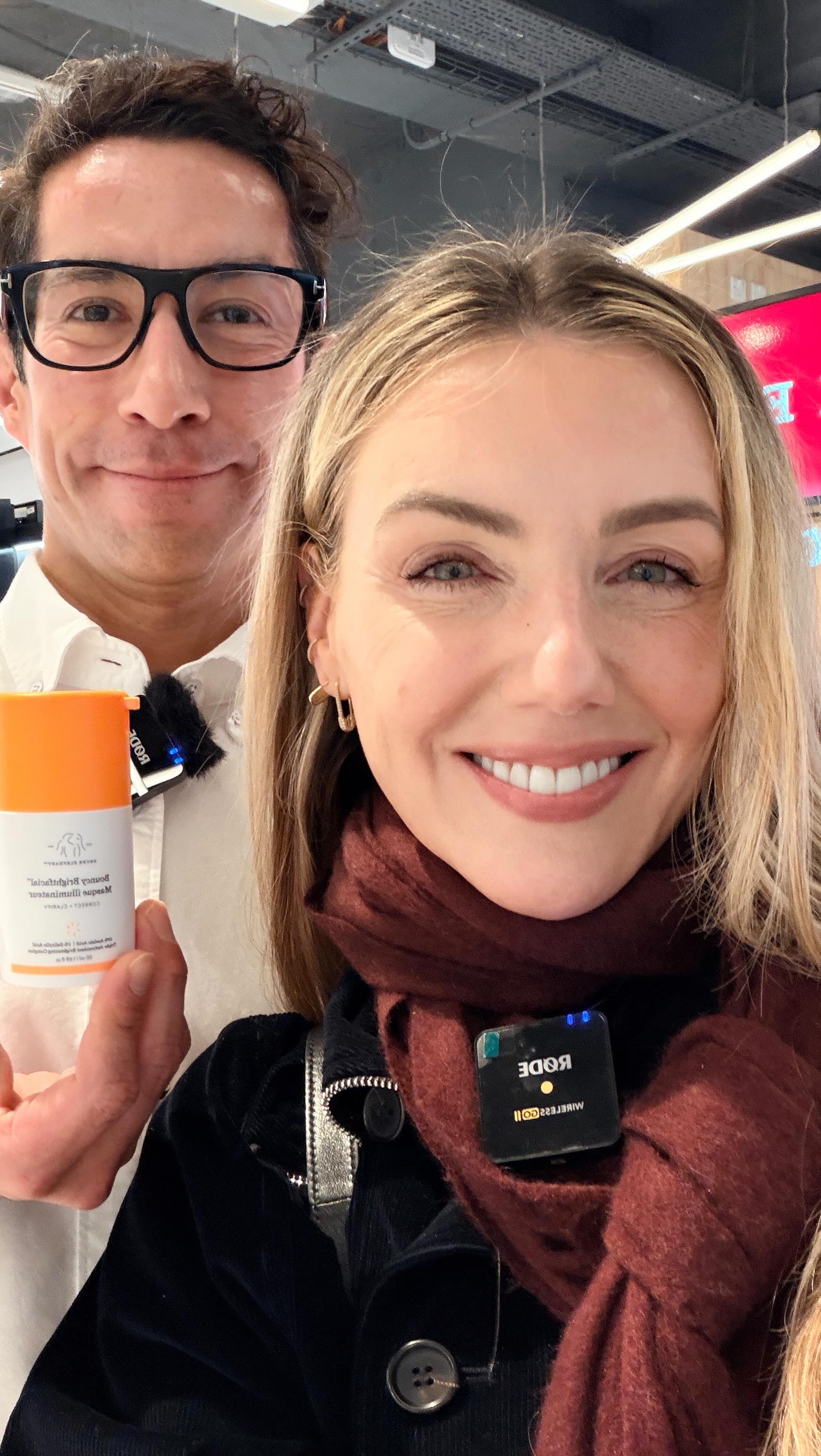 Instagram post by @salihughes for Drunk Elephant. Caption reads: AD| I met Nathan Rivas, VP of R&D at Drunk....