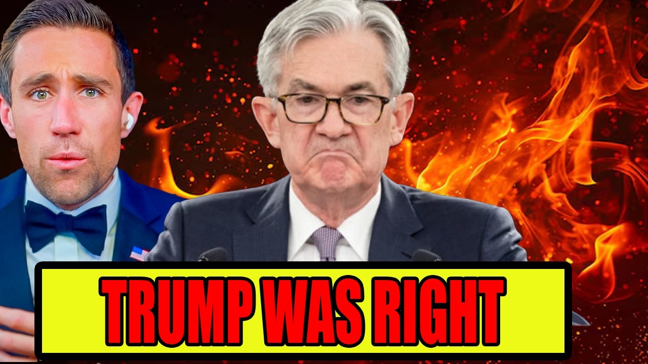 YouTube post by @MeetKevin for Webull. Caption reads: VERY BAD: What Powell **JUST SAID** & FORECAST |....