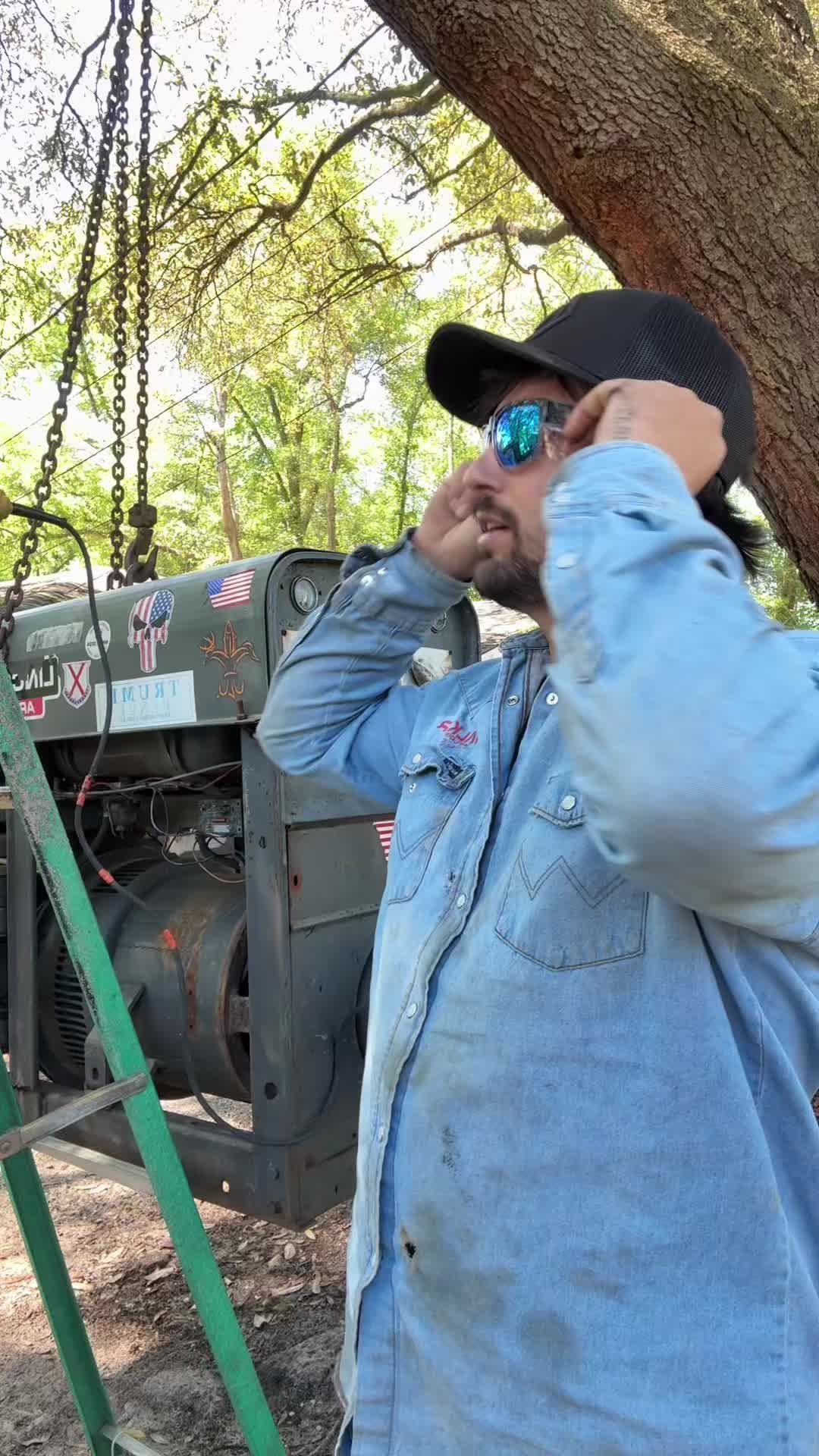 TikTok post by @walker_branded_ for Bomber Eyewear. Caption reads: [...] them in plants! Grab you a pair! @Bomber....