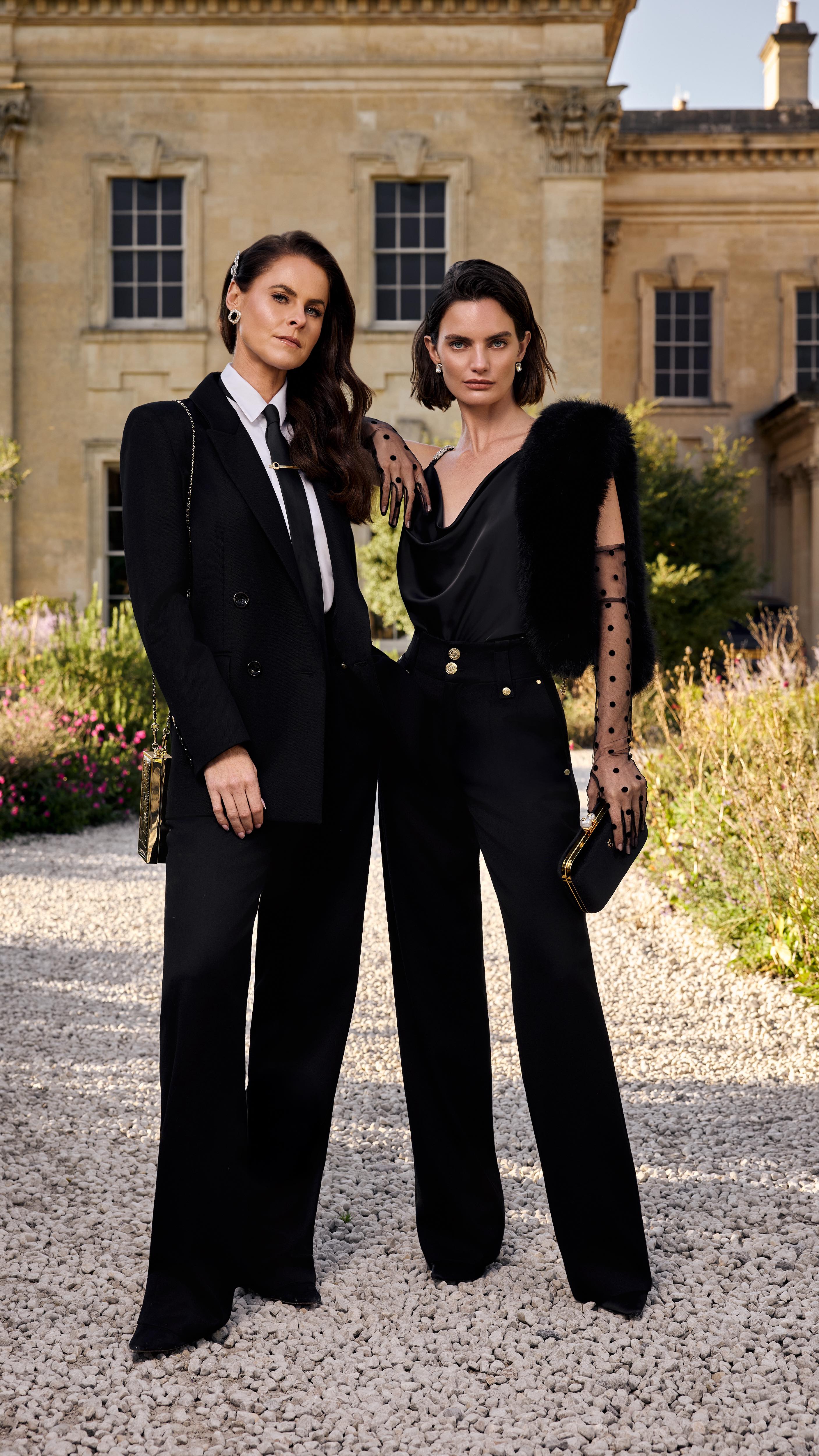 Instagram post by @jadehollandcooper for Holland Cooper. Caption reads: Black tie, redefined. 

 A collection where....