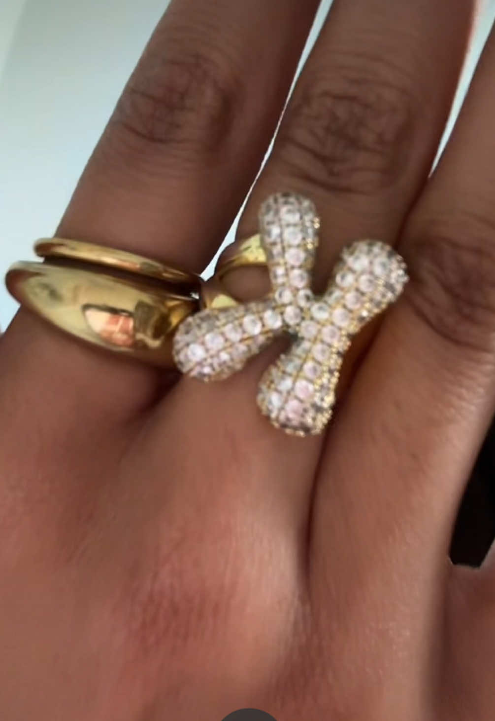 TikTok post by @kaeenicolee7 for KissYan Jewelry. Caption reads: Replying to @brookie🪼 @KissYanOfficial #jewelry....