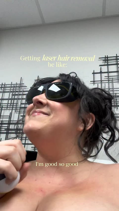 Instagram post by @thegiannaschiller for Milan Laser Hair Removal. Caption reads: Is @milanlaser worth the hype?? YES bb! I'm....