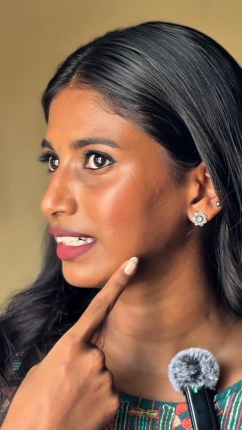 Instagram post by @_kokz_046_ for Lakmé. Caption reads: [...] without compromising on the glow! 🤎....