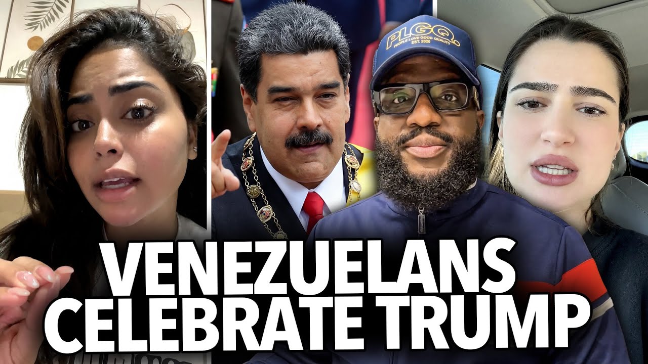 YouTube post by @AntonDaniels for Tiege Hanley. Caption reads: "We're Excited To Be Free From Maduro's....
