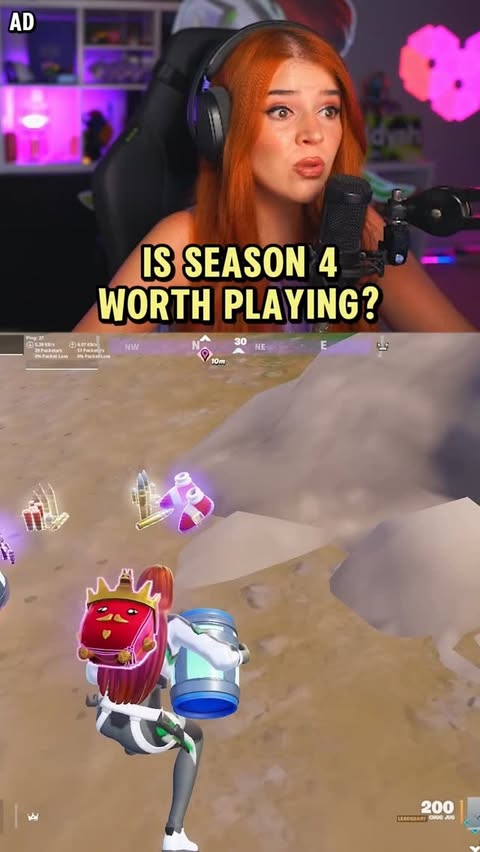 Instagram post by @imreddysh for Fortnite. Caption reads: [...] you guys love it as much as I do ❤️ W....