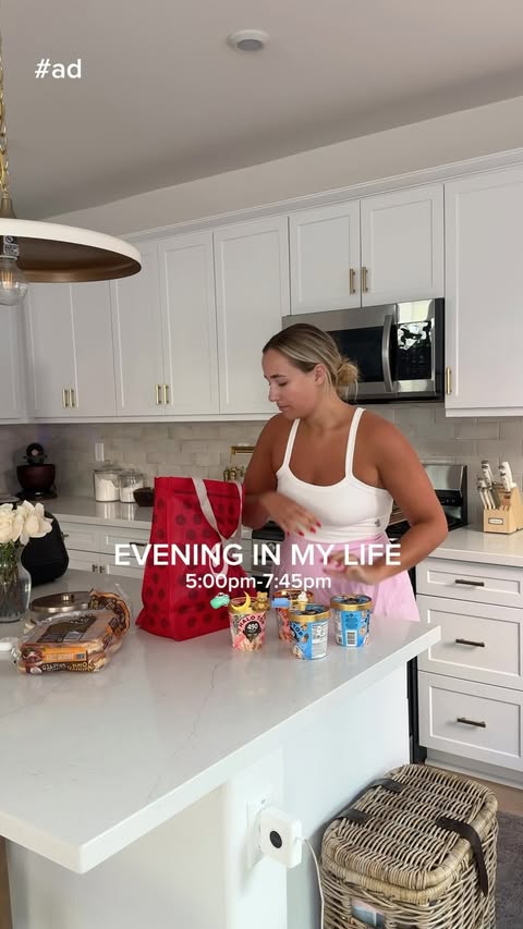 Instagram post by @amyystien for Halo Top Creamery. Caption reads: [...] better than winding down with....