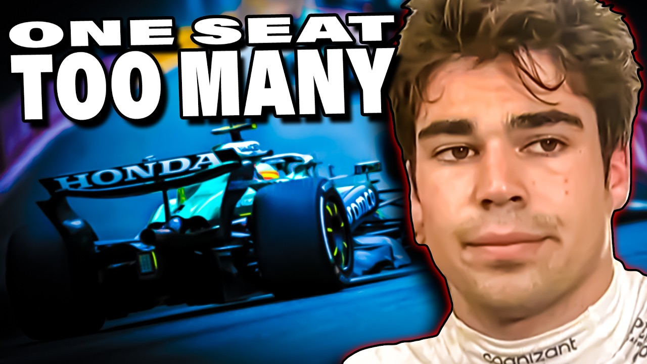 YouTube post by @LawVS for Acast. Caption reads: Lance Stroll Caught in Aston Martin (and Alonso’s)....