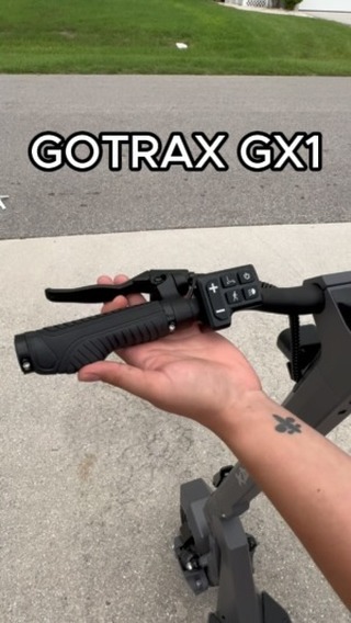 Instagram post by @gzdgunduz for Gotrax. Caption reads: 🚴‍♂️ Discover the power of the Gotrax GX1!....