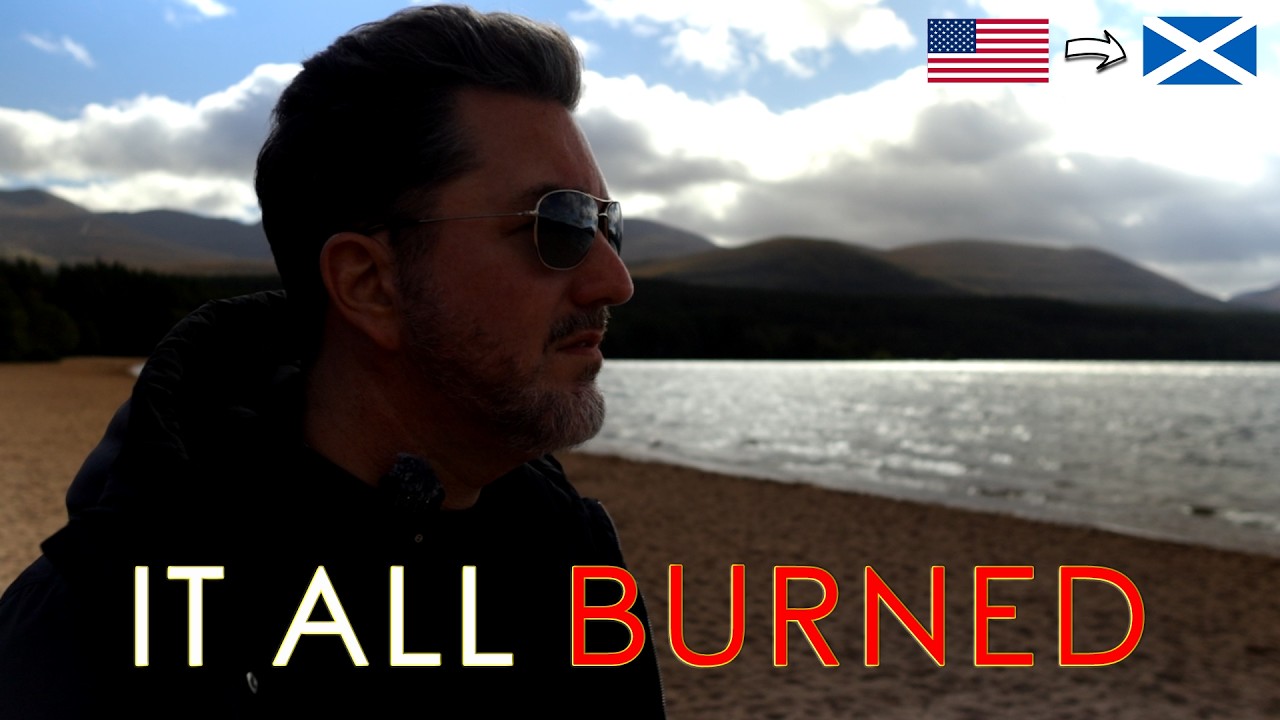 YouTube post by @TheAmericanHighlander for Wise. Caption reads: Sponsor announcement: Wise helps expats save up to....