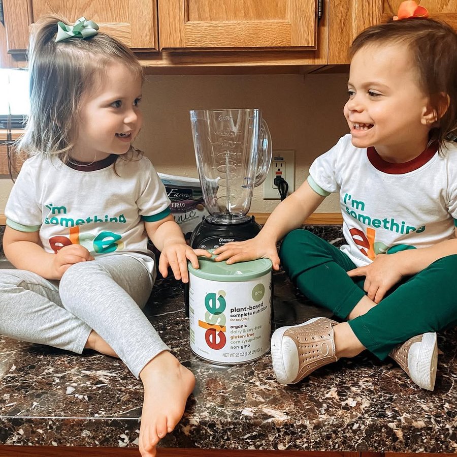 Instagram post by @twinsanemommy for Else Nutrition. Caption reads: #ad Else Nutrition is Unlike Anything Else. Ever:....