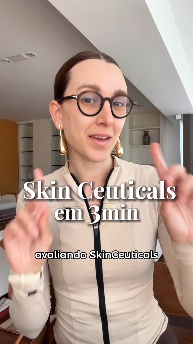 Instagram post by @marinacristofani for SkinCeuticals. Caption reads: avaliando @skinceuticalsbrasil #skinceuticals....