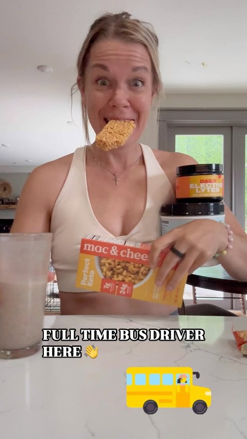 Instagram post by @functioningwith_rugrats for Perfect Keto. Caption reads: Transform your momlife routine with @perfectketo!....