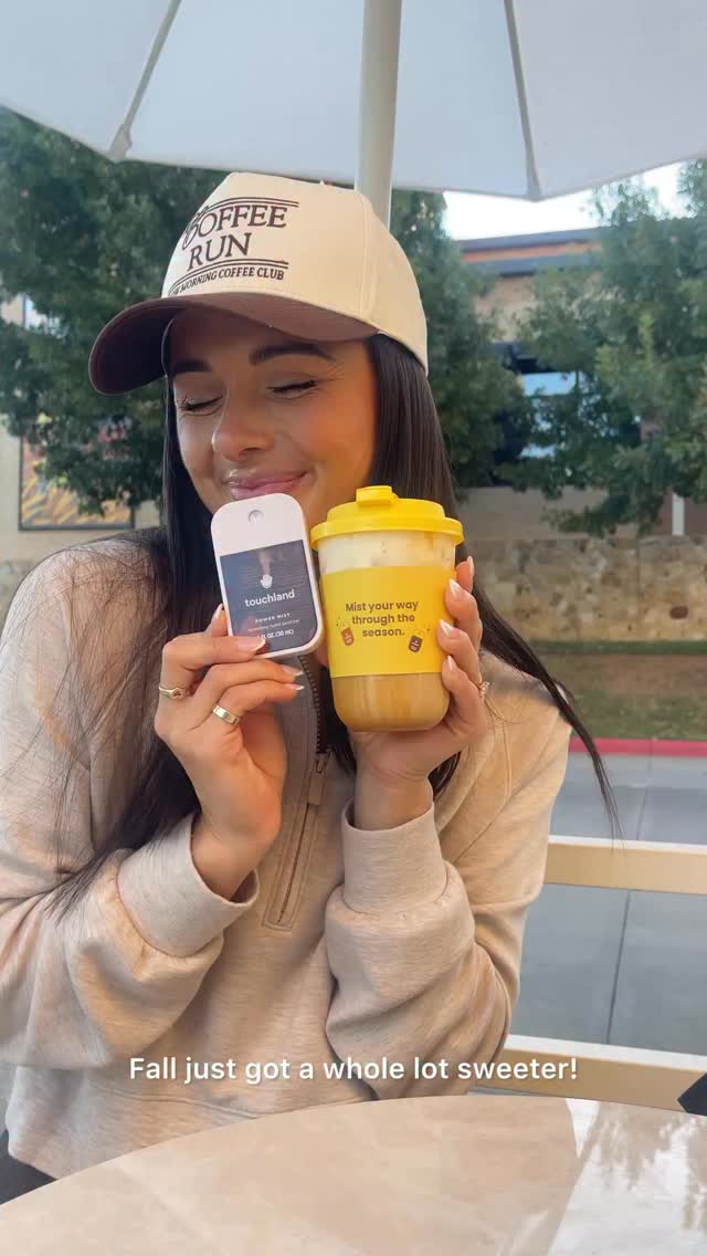 Instagram post by @reece_christinee for La La Land Kind Cafe. Caption reads: [...] Catch the @touchland pop-up at....