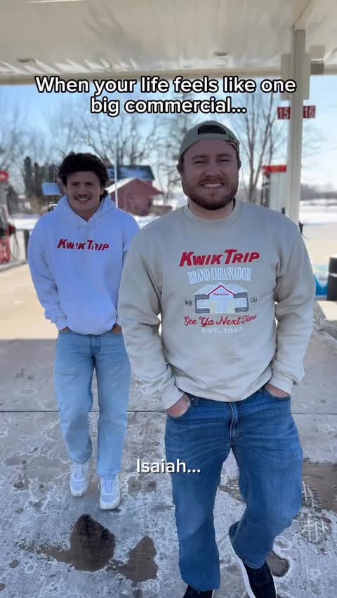 Instagram post by @the_johnsonbrothers for Kwik Trip. Caption reads: “And in case I don’t see ya…”😃 . . .....