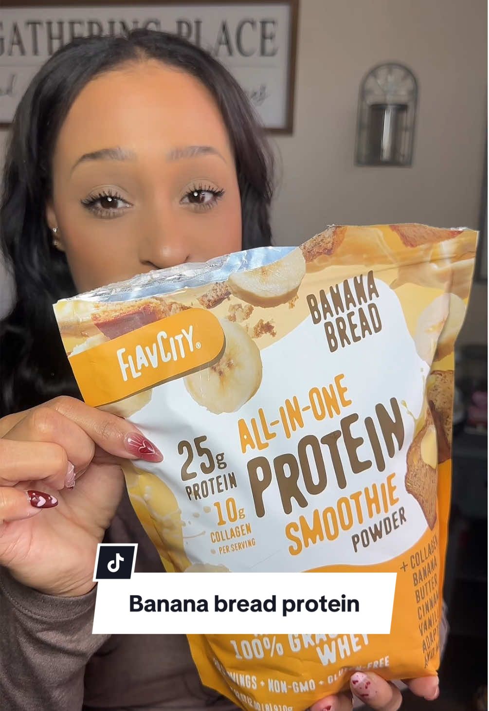 TikTok post by @chantel.lee.lace for ShopFlavCity. Caption reads: [...] you try this flavor while you can 🍌....