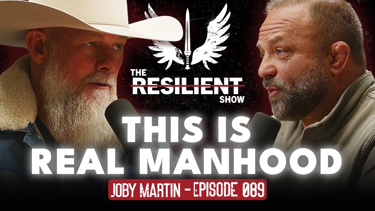 YouTube post by @ResilientShow for Vortex Optics. Caption reads: Strong Men, Soft Hearts: The Truth About Biblical....