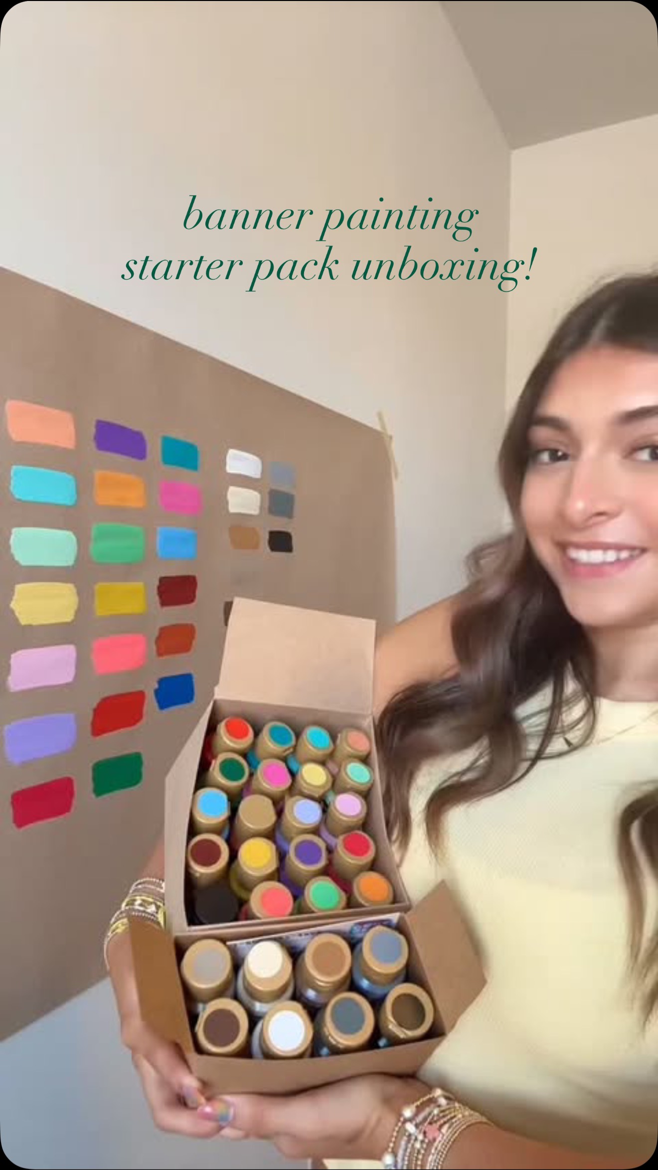 Instagram post by @signsby_alex for DecoArt. Caption reads: [...] banner artist!! 

paid partnership with....