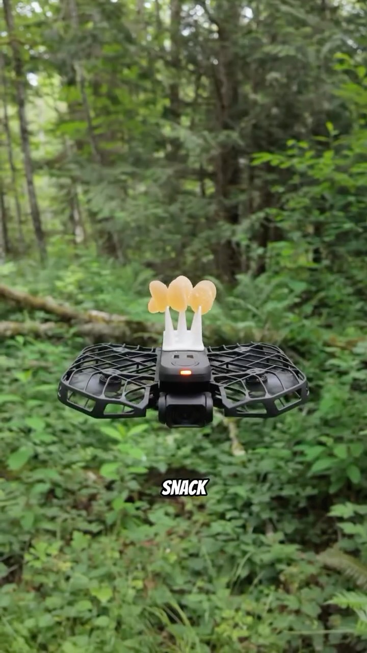 Instagram post by @outsidebrendan for Hoverair. Caption reads: Is this the future of snacking?

HOVERAir has an....