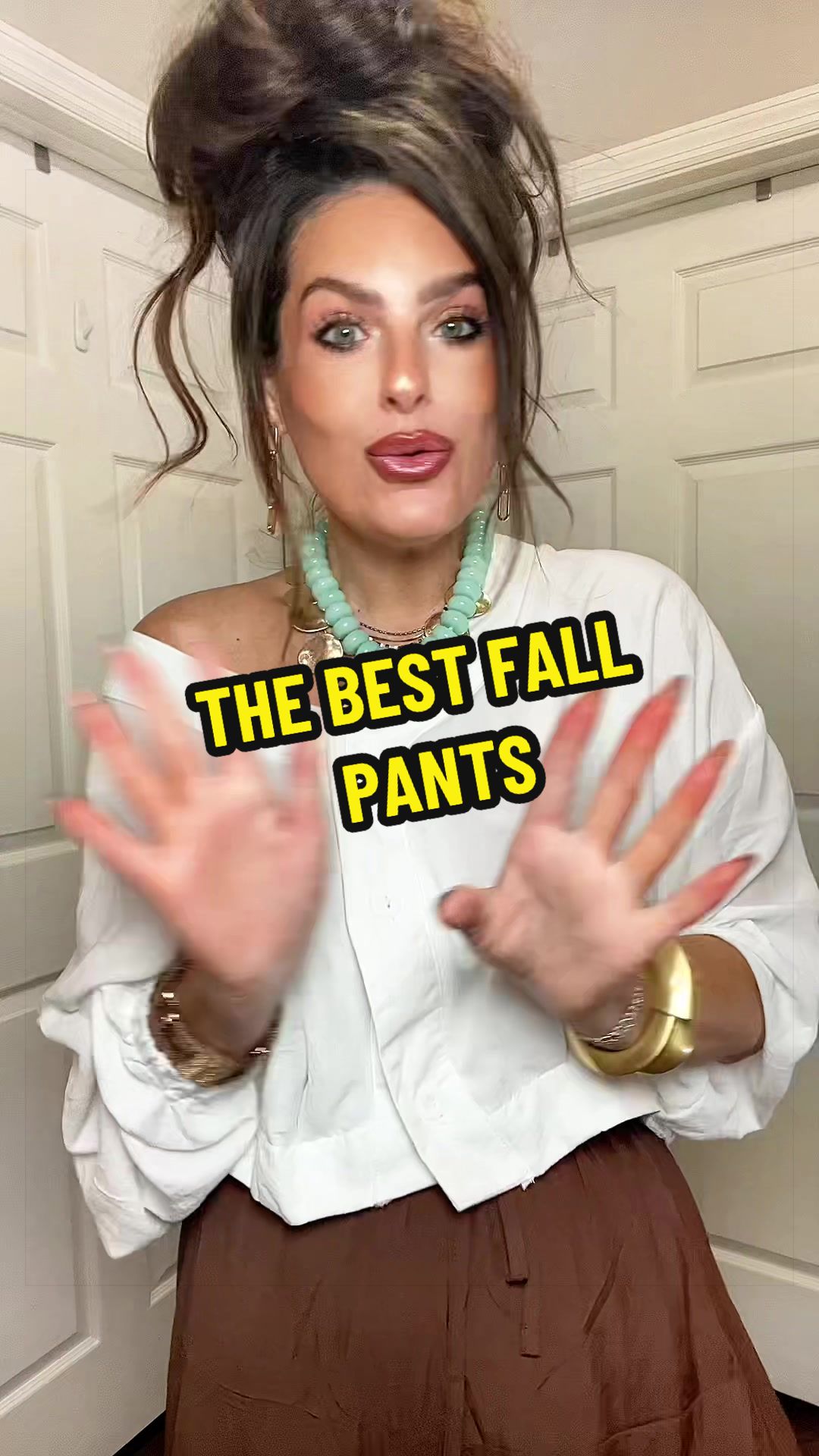 TikTok post by @alexandra_haygood for Songling Fashion. Caption reads: @Songling #fyp #fashiontiktok #falldealsforyou....