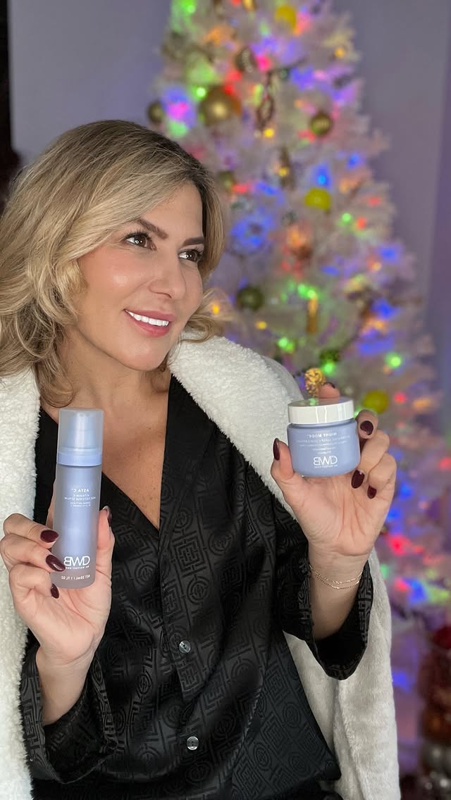Instagram post by @olgaferrara_ny for Natori. Caption reads: [...] Giveaway Alert! @drwhitneybowebeauty x....