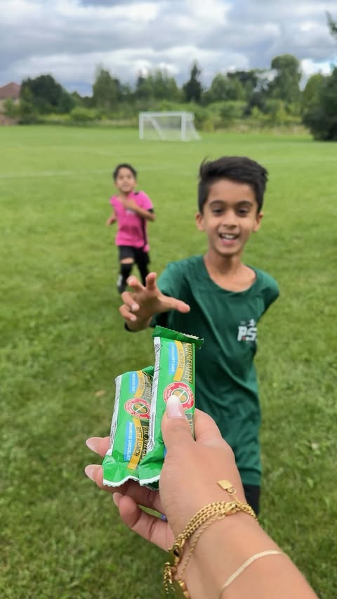 Instagram post by @twosaparty_ for Nature Valley. Caption reads: [...] with snacks the boys actually enjoy. Nature....