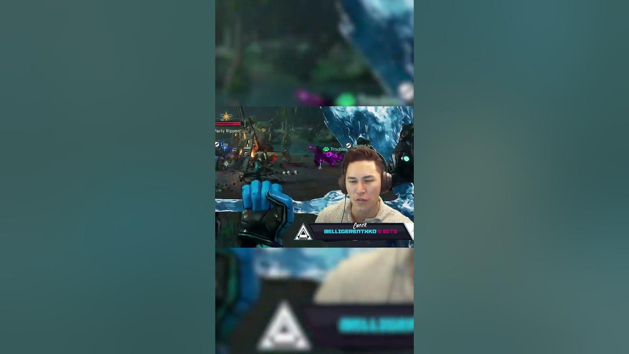 YouTube post by @AztecrossGaming for SteelSeries. Caption reads: Cross starts a Borderlands 4 Barfight.