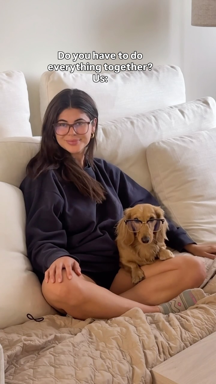 Instagram post by @charlithehotdog for EyeBuyDirect. Caption reads: yes…actually, we do. 😉🐶

@charlithehotdog wears....