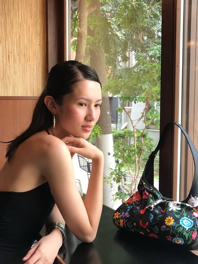 Instagram post by @sophieyuanlin for GUCCI. Caption reads: [...] of the secret garden to concrete jungle....