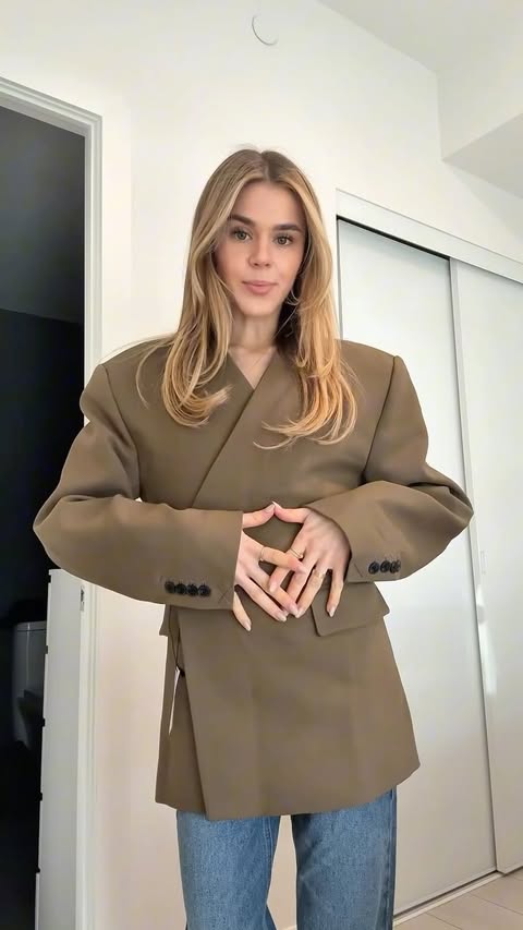 Instagram post by @kiarakacvinskyy for REVOLVE. Caption reads: [...] better than a January closet refresh....