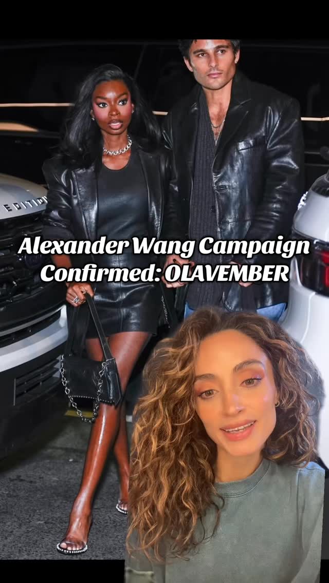 Instagram post by @stephwithdadeets for alexanderwang. Caption reads: Olandria x @alexanderwangny CONFIRMED. 👏🏼....