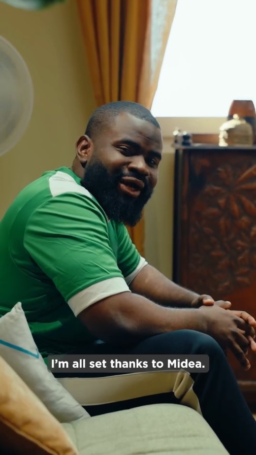 Instagram post by @adikas_takes for Midea. Caption reads: [...] my first time ever to collaborate with....