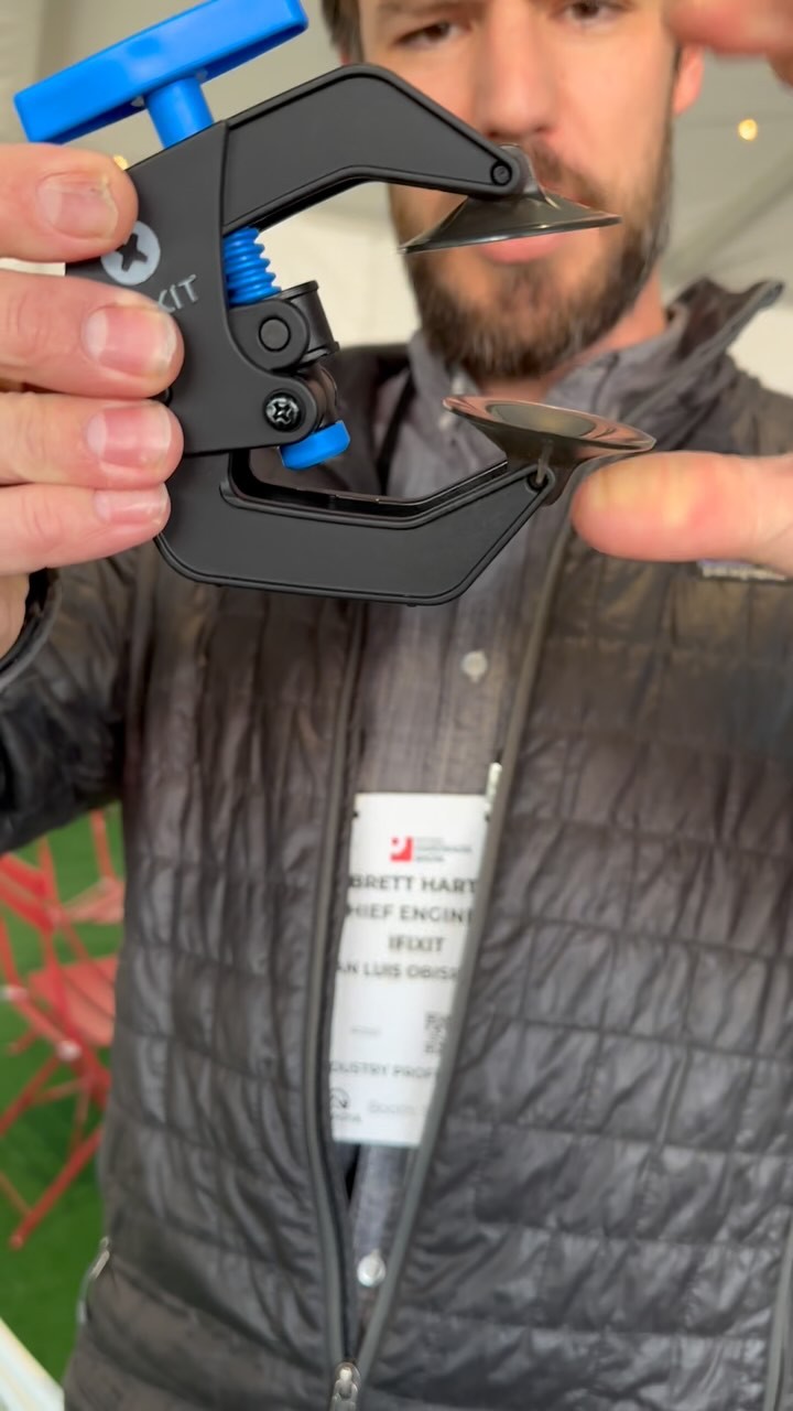 Instagram post by @toolsinaction for iFixit. Caption reads: The guys @ifixit make all the tools you need to....