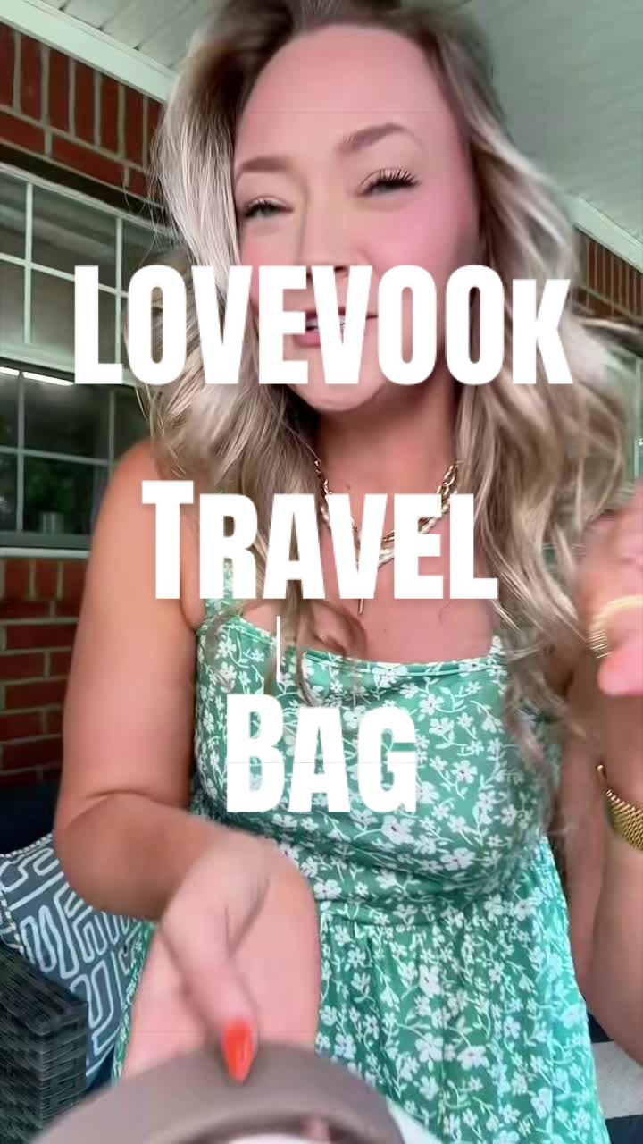 TikTok post by @stacyjay5 for Lovevook. Caption reads: [...] to grab this before your next trip! ✈️....
