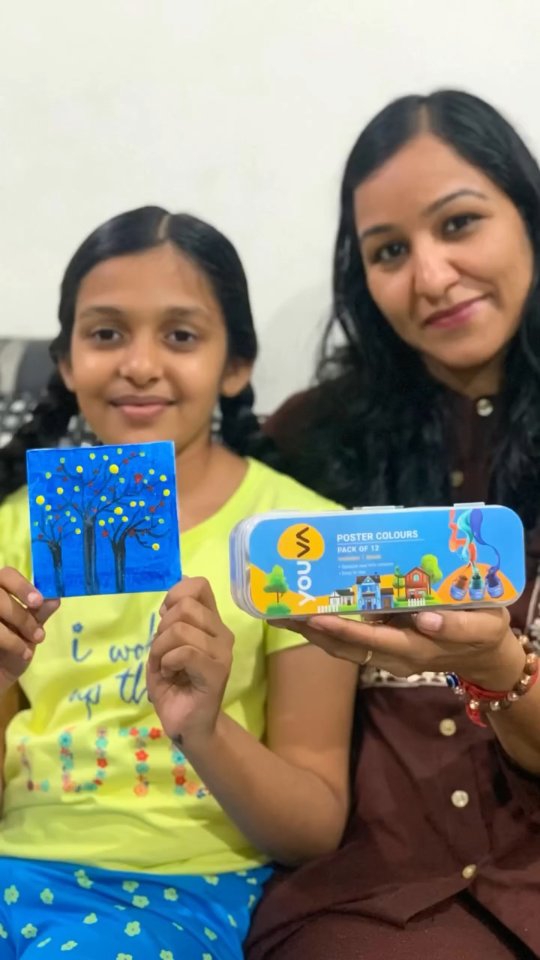 Instagram post by @shilpa_jain4 for Youva stationery. Caption reads: ✨ Holidays + Creativity = Perfect Combo ✨
This....