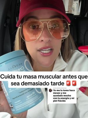 TikTok post by @johadesiree2 for NeoCell. Caption reads: [...] muscular antes que sea demasiado tarde....